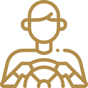 Icon representing a professional local driver