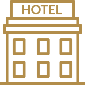 Taxi 3 Hotel icon representing hotel pickup service